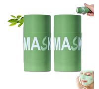 Grevea Green Tea Deep Cleanse, nuova maschera stick al tè verde biologico del 2025, rimozione punti neri con vitamina E, idratante, controllo del sebo, per uomini e donne di tutti i tipi di (2PCS)