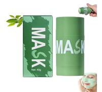 Grevea Green Tea Deep Cleanse, nuova maschera stick al tè verde biologico del 2025, rimozione punti neri con vitamina E, idratante, controllo del sebo, per uomini e donne di tutti i tipi di (1PC)