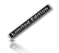 Grevosea 1 pezzo 3D Auto Edizione Limitata Logo 3D Gel Silicone Stickers Argento Metallo Auto Sticker Emblema Distintivo Auto per Auto Moto Moto Bike Skate Finestra Porta PC Tablet Laptop