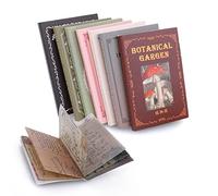 Grevosea 400 Fogli Album per Ritagli Vintage 7,8 X 7,8 cm Forniture per Scrapbooking Retrò Carta 8 Stili Adesivi per Scrapbook Vintage per Fai da Te Calendario Artistico Forniture per Scrapbook Diario