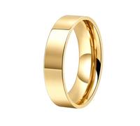Grewod Anello Uomo Donna Acciaio Inossidabile Lucido Semplice 2-10mm | Gioielli Fedina Anello