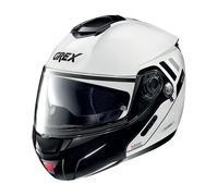 Grex casco modulare G9.2 Offset N-Com - 12 Metal White Tg XL XL