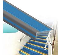 Grey~blue,118.11in,Protezione Del Bordo Della Scala, Proteggi Bordo Scala Autoadesivo, Bordi Per Scale, Rivestimento Del Bordo Della Scala, Scale Per Interni Da Esterno Antiscivolo