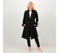 GREY by Jhoan Sebastian Grey Trench lungo con nastrini sulle maniche