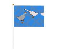 Grey Goose - Bandiera palmare con grafica, 14 x 20,8 cm, adatta per feste, eventi sportivi, celebrazioni