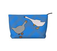 Grey Goose Borsa cosmetica da donna in velluto a coste, portafoglio portatile con cerniera, adatta per viaggi e conservazione quotidiana di cosmetici, nero, taglia unica