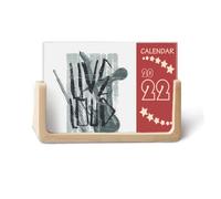 Grey Jazz Music Instruments Pattern 2022 Calendario da tavolo Planner 12 mesi