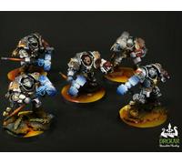 Grey Knights Inferno Terminators warhammer 40K COMMISSIONE dipinto