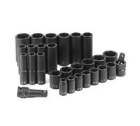 Grey Pneumatic 1/2" Attacco 28 Pezzi Standard/Profondo 1328RD