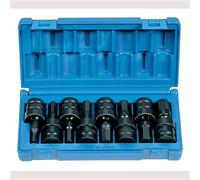 Grey Pneumatic 1/2" Trasmissione 8 Pezzi Set Driver Esagonale Universale 1398UH