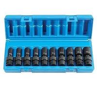 Grey Pneumatic 1210UMSD 3/8 " Drive Metrico Universale Semi Profondo Presa Set