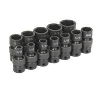 Grey Pneumatic 1212U Set Universale 12 Pezzi 3/8" 6 Punti Chiave a Bussola