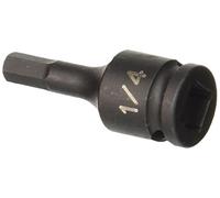 Grey Pneumatic (1908F 3/8" Drive x 1/4" Hex Driver Socket