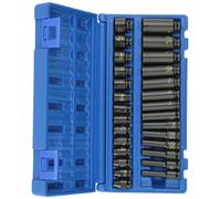 Grey Pneumatic (9728 M 1/10,2 cm Drive 28-Piece Deep Length Metric Master Socket Set