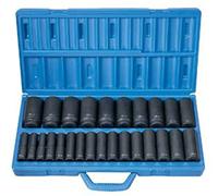 Grey Pneumatic Corp 1326MD 1/2-Inch Drive Deep Length Metric Master Set - 26 Piece