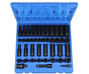 Grey Pneumatic GRE1243RD 3/8" Drive 43Piece Standard/Deep SAE/Metric Set