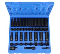 Grey Pneumatic Set 43 Pezzi Bussole 3/8" SAE Standard/Metric Deep 1243RD