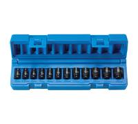 Grey Pneumatic Set Bussole Magnetic 12 Pezzi Metriche 1/4” Drive 9712MG