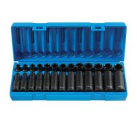 Grey Pneumatic Set Chiavi a Bussola Metriche 26 Pezzi 3/8" 1226M