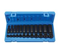 Grey Pneumatic Set Di Bussole 24 Pezzi 3/8" Attacco 1224RD