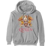 Queen - Felpa # Xl Unisex Grey # Classic Crest