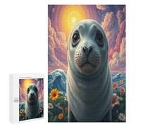 Grey Seal Puzzle 1000 Pezzi Per Adulti E Ragazzi Dai 12 Anni Paisaje Edificio Gioco Educativo Intelligente Rilassamento Pressione Ridotta Idea Regalo Natale 1000 PCS