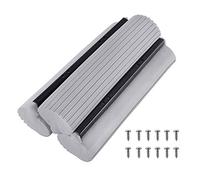 Grey Super Absorbent PVA Sponge mop Head Refills - Pack of 3 (10.7’’) for Hardwood Laminate Wood Vinyl Tiles Kitchen Bathroom Floor Cleaning