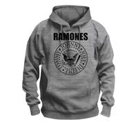 Grey The Ramones Seal ufficiale Felpa con Cappuccio