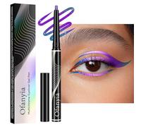 Greyghost Matita Eyeliner Retrattile Multicolore, Eye Liner Waterproof Smudge Proof Metallic Eyeliner Pen 24h Long-Lasting Gel Eyeliner High Pigmented Eyeliner Pencil (#04)