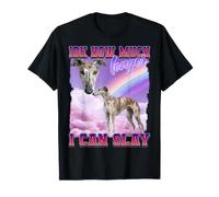 Greyhound Dog Meme Divertente Cultura Internet Gen Z Sarcastico Maglietta