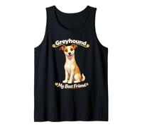 Greyhound Il Mio Migliore Amico Simpatico Amante dei Cani Breed Pride Canotta