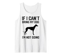 Greyhound Se Non Posso Portare Il Mio Cane Non Ci vado Canotta