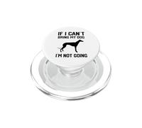 Greyhound Se non posso portare il mio cane non ci vado PopSockets PopGrip per MagSafe