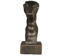 Greyhound Whippet cane busto testa statua ornamento libro fine coppia ghisa