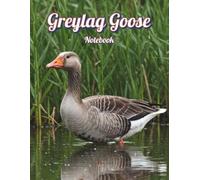 Greylag Goose Notebook: Birds 033/8.5/::