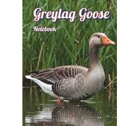 Greylag Goose Notebook: Birds 033/8.5x11/::