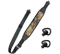 Greyoe 1 cinturino portafusile, imbracatura per fucile da caccia, imbracatura per fucile in pelle + imbracatura girevole, imbracatura resistente e antiscivolo, adatta per tutti i fucili standard