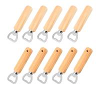 Greyoe Apribottiglie, 10 pezzi Cavatappi, Cavatappi Sommelier, Apribottiglie Portatile Durevole in Acciaio Inossidabile in Legno Naturale Ottimo Regalo per Gli Uomini