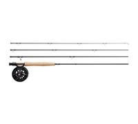 Greys Fin 8 '4wt Fly Rod e mulinello Combo, 4 pezzi asta in grafite, grande Arbor Disc Drag Fin Reel