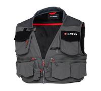 Greys Tail Gilet da Pesca Fly | Traspirante per Fiume, Lago e Costa | Tasche Multiple per Scatole Fly, Leader e Accessori | Vestibilità Comoda | Dimensioni multiple