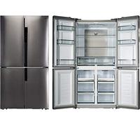 GRF Frigorifero Americano Side by Side 4 porte Capacità 564 Litri Classe energetica E Raffreddamento No Frost colore Inox - CA91831X