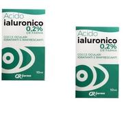 GRfarma Acido Ialuronico 0,2% Gocce Oculari Idratanti e Rinfrescanti 10 ml (2 Co