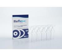 GRfarma Reflex Collirio Monodose 10 Fiale Richiudibili - Protegge da Radiazioni UV dei Raggi Solari e Luce Blu Artificiale