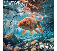 GRFFZX L'ADVENT'LURES 2024 - Scatola per ciechi da pesca natalizi 2024, 24 giorni di esche a sorpresa, conto alla rovescia, set di esche da pesca, calendario dell'Avvento, regalo per padre, nonno,