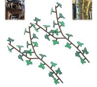 GRFFZX Magneti per frigorifero edera, stampa 3D, edera artificiale, con steli mobili, magneti simpatici per frigorifero, regalo di inaugurazione della casa per gli amanti delle piante (2 pezzi)