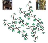 GRFFZX Magneti per frigorifero edera, stampa 3D, edera artificiale, con steli mobili, simpatici magneti per frigorifero edera, regalo di inaugurazione della casa per gli amanti delle piante (3 pezzi)