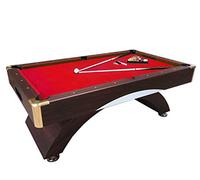 GRFICA MA.RO SRL Tavolo da Biliardo Carambola 7 ft Modello Napoleone Misura 188 x 94 cm - Snooker Rosso - Accessori Carambola