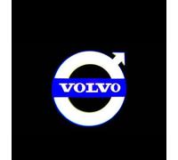 GRFIT 2 Pezzi Luci di Benvenuto del proiettore di Illuminazione del Logo della Porta LED, per Volvo XC60 XC40 XC90 S60 S90 V60 V40, Decorazione della Luce del proiettore Laser della Porta,A