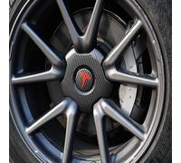 GRFIT 4 PZ Coprimozzo per Auto per Tesla Model 3 2021-2023, copridistintivo per Cerchioni Antipolvere Accessori per Decorazioni Auto Originali da 18 Pollici,B