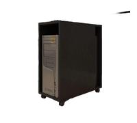 GRFIT Staffa della CPU Staffa Host Desktop Rimovibile Desktop Bracket Multiuso CPU Case Stand Rolling Carrello CPU Stand da Pavimento con 4 Ruote rotolanti a Castello, 5 Colori (Color : Nero)
